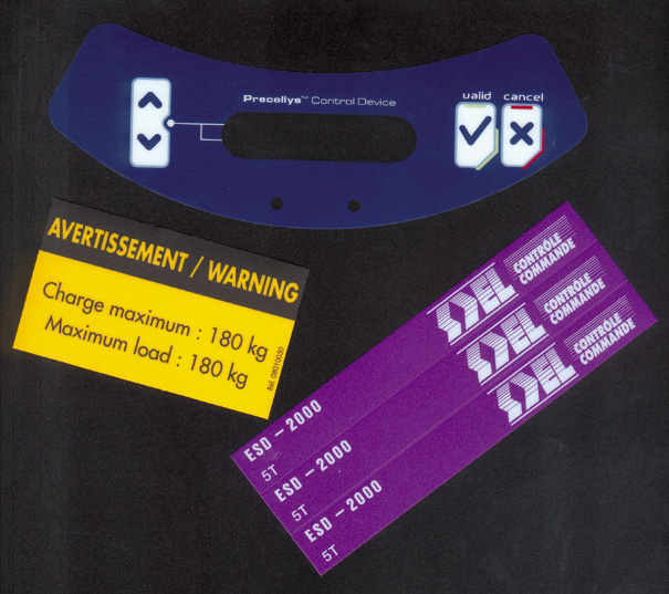 Etiquettes labels en polycarbonate et polyester