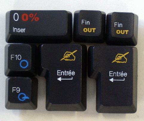 Prototype impression clavier numérique par tampo