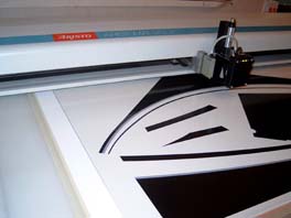 Lettrage, die-cut, autocollant sur mesure